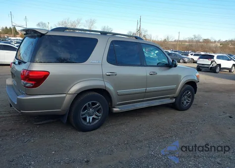 2005 Toyota Sequoia Limited V8 z USA, uszkodzony, nr VIN 5TDBT48A65S251730
